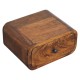 Avora Wall-Mounted Chestnut Wood Nightstand