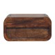 Avora Wall-Mounted Chestnut Wood Nightstand