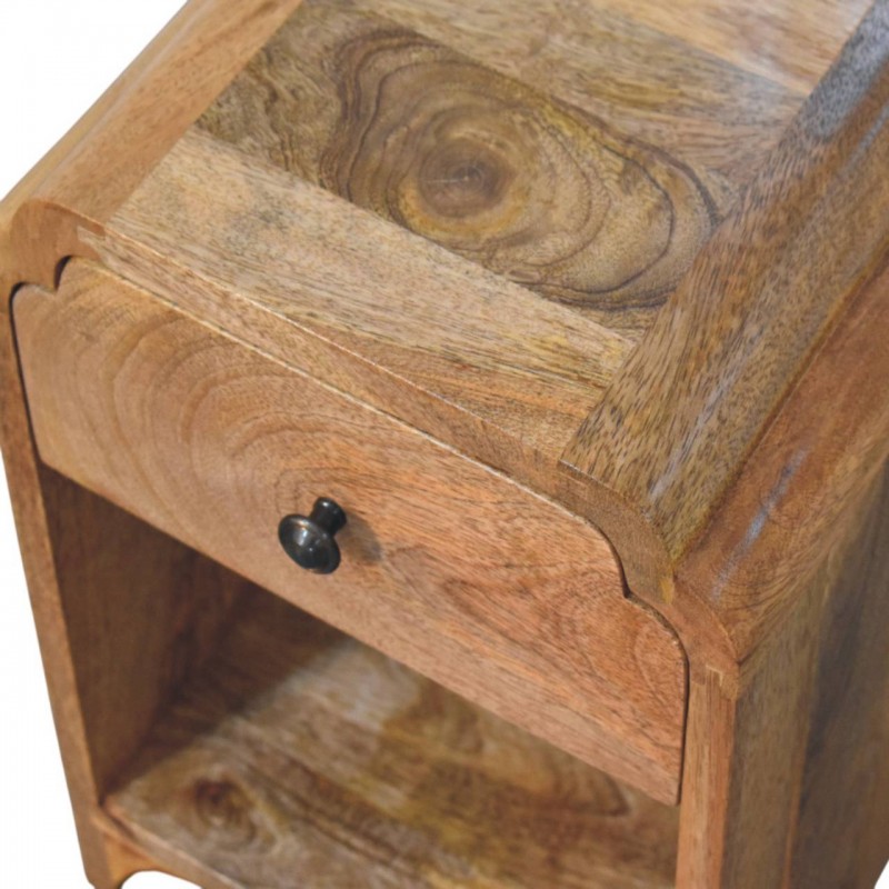 Компактная прикроватная тумба Newton Mini Oak-Ish с ящиком и полкой