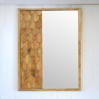 Pineapple Spiegel-Wandschrank Oak-Ish