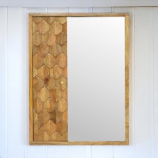 Настенный зеркальный шкаф Pineapple Oak-Ish