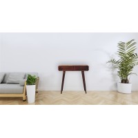 Chestnut Curved Hallway Table