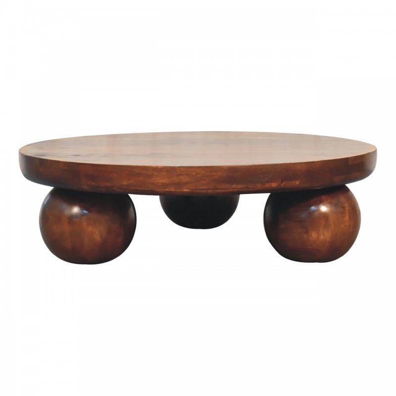 Журнальный столик Chestnut Central с шарообразными ножками