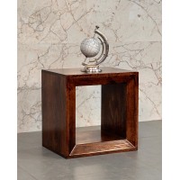 Solis Open California Walnut Beistelltisch