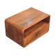 Avora Wall-Mounted Chestnut Wood Nightstand