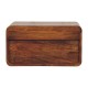 Avora Wall-Mounted Chestnut Wood Nightstand