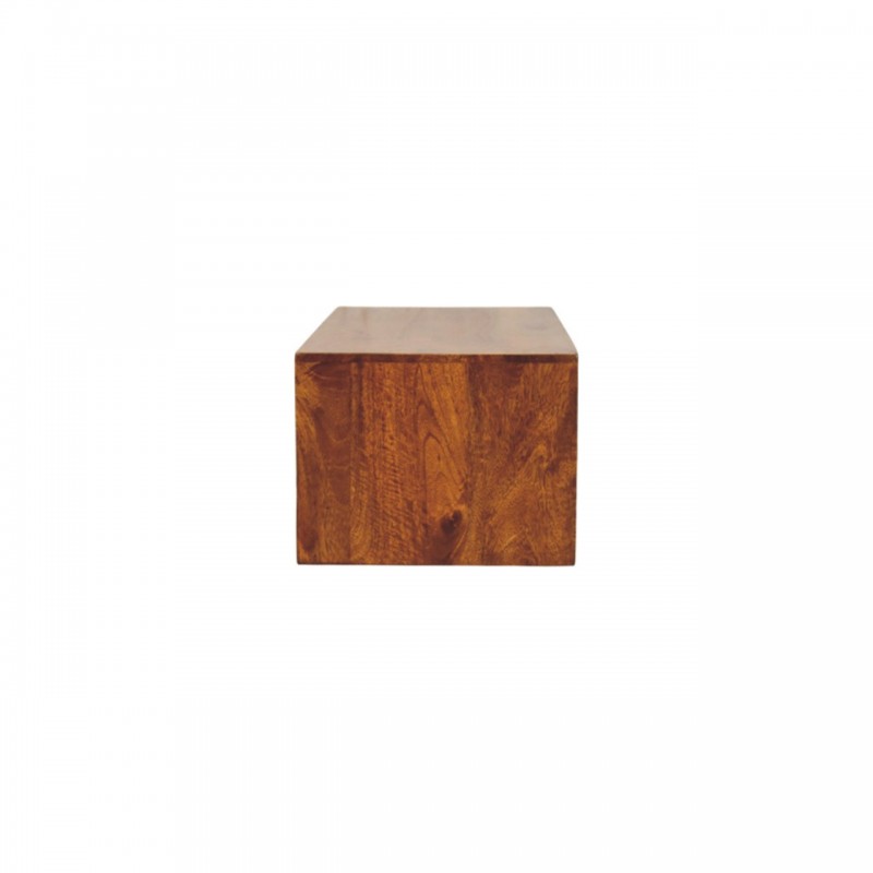 Подвесная ТВ-тумба Lunar Chestnut с 2 ящиками