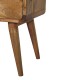 Newton Oak-Ish Nightstand with Drawer and Shelf