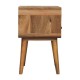 Newton Oak-Ish Nightstand with Drawer and Shelf