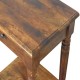 Консольный стол Turned Legs 1 ящик Chestnut