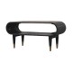 ТВ-тумба Curved Edge с латунными акцентами