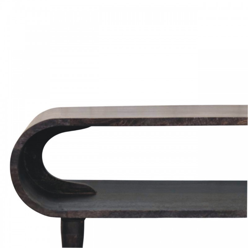 ТВ-тумба Curved Edge с латунными акцентами