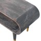 ТВ-тумба Curved Edge с латунными акцентами