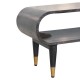 ТВ-тумба Curved Edge с латунными акцентами