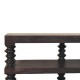 Консоль Spindle Carbon Ash с открытыми полками