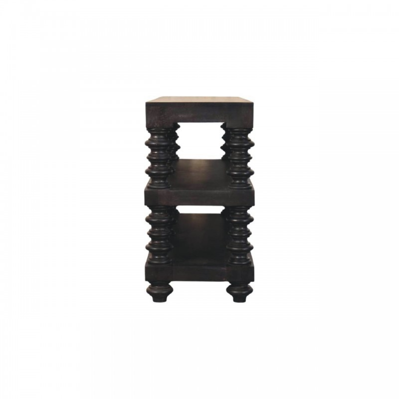 Консоль Spindle Carbon Ash с открытыми полками