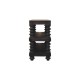 Консоль Spindle Carbon Ash с открытыми полками