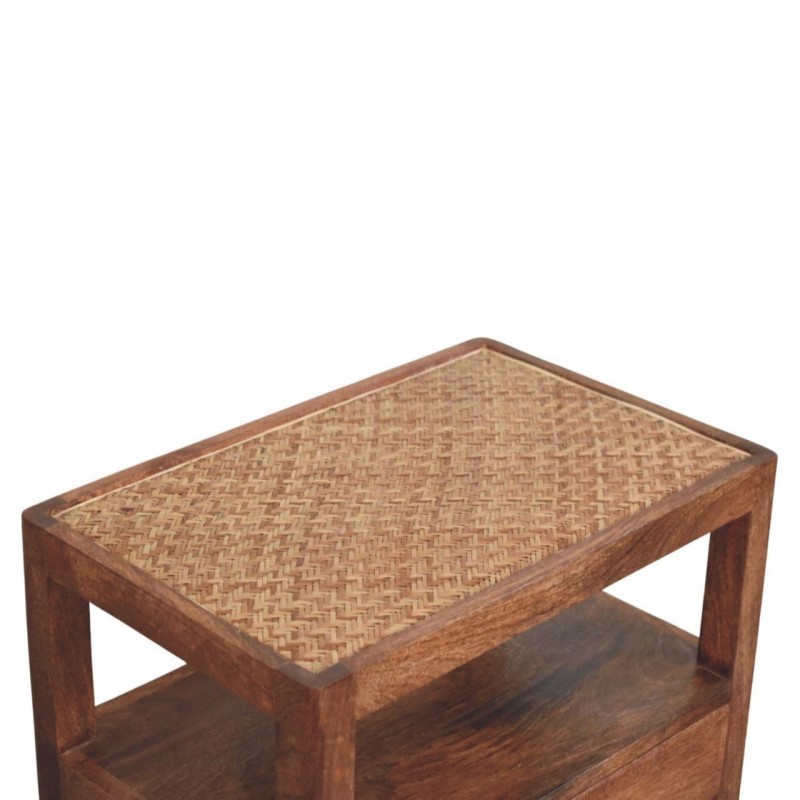 Прикроватная тумба Saffron Rattan Honey Caramel