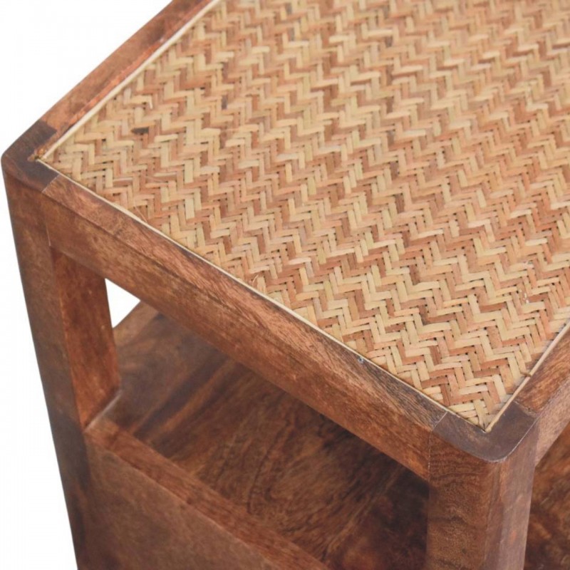 Прикроватная тумба Saffron Rattan Honey Caramel