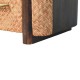 Havana Rattan Nachttisch in Velvet Mocha
