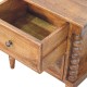 Прикроватная тумба Harper Spindle Amber Oak с 2 ящиками