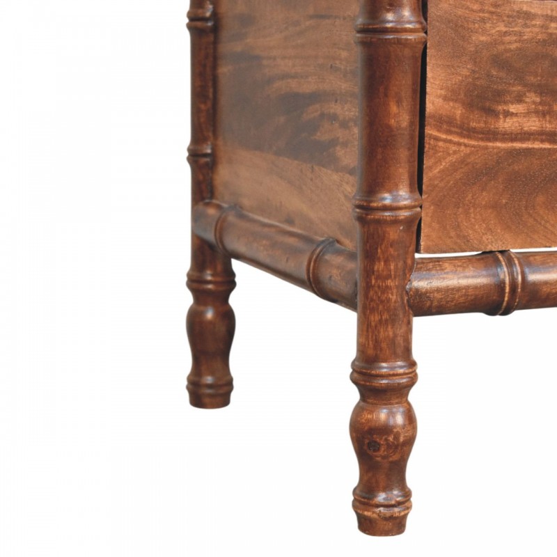 Прикроватная тумба Bamboo Frame в оттенке Roasted Almond