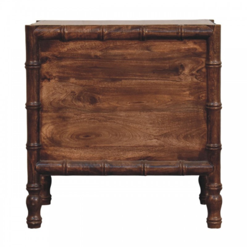 Прикроватная тумба Bamboo Frame в оттенке Roasted Almond