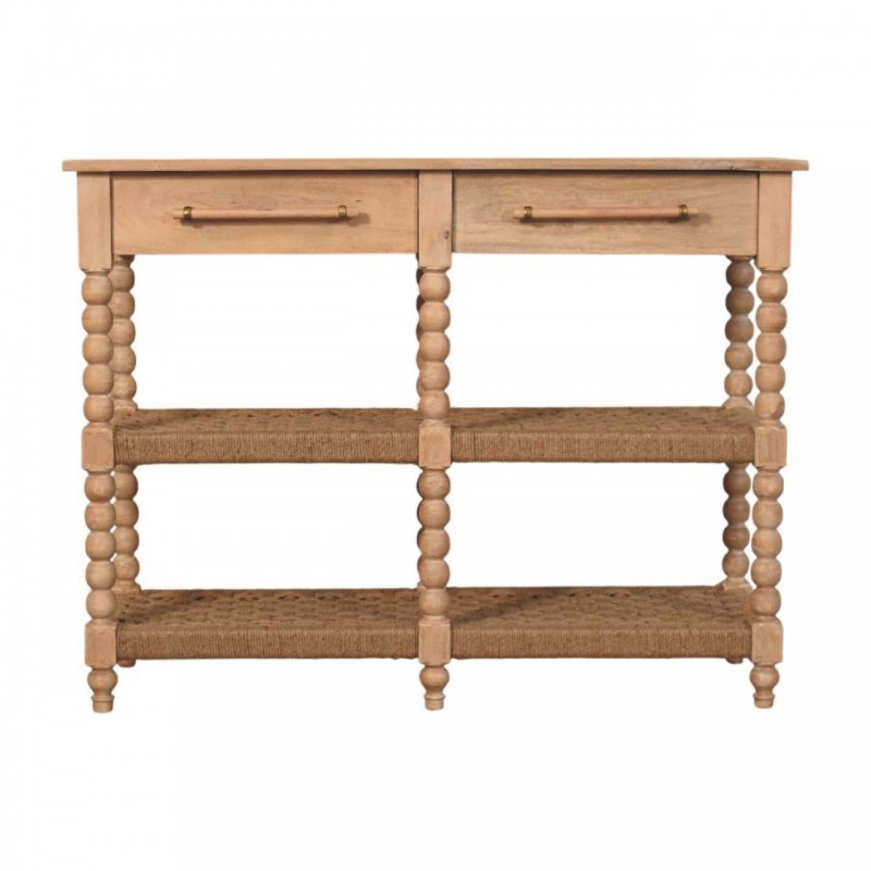 Spindle Konsole Stone Driftwood