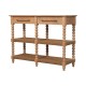 Spindle Konsole Stone Driftwood