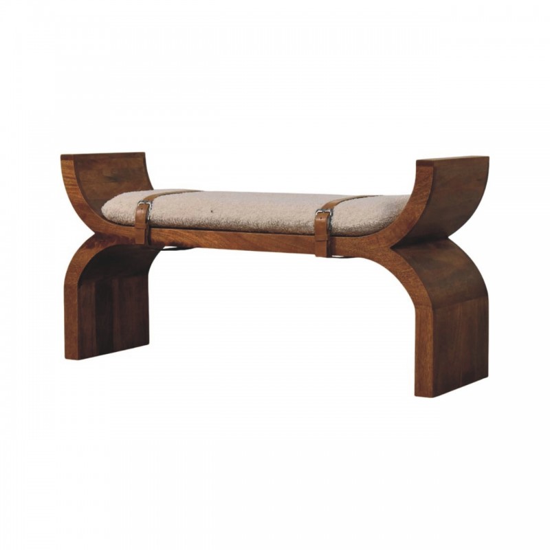 Скамья Stirrup Curve Amber Oak