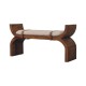 Скамья Stirrup Curve Amber Oak