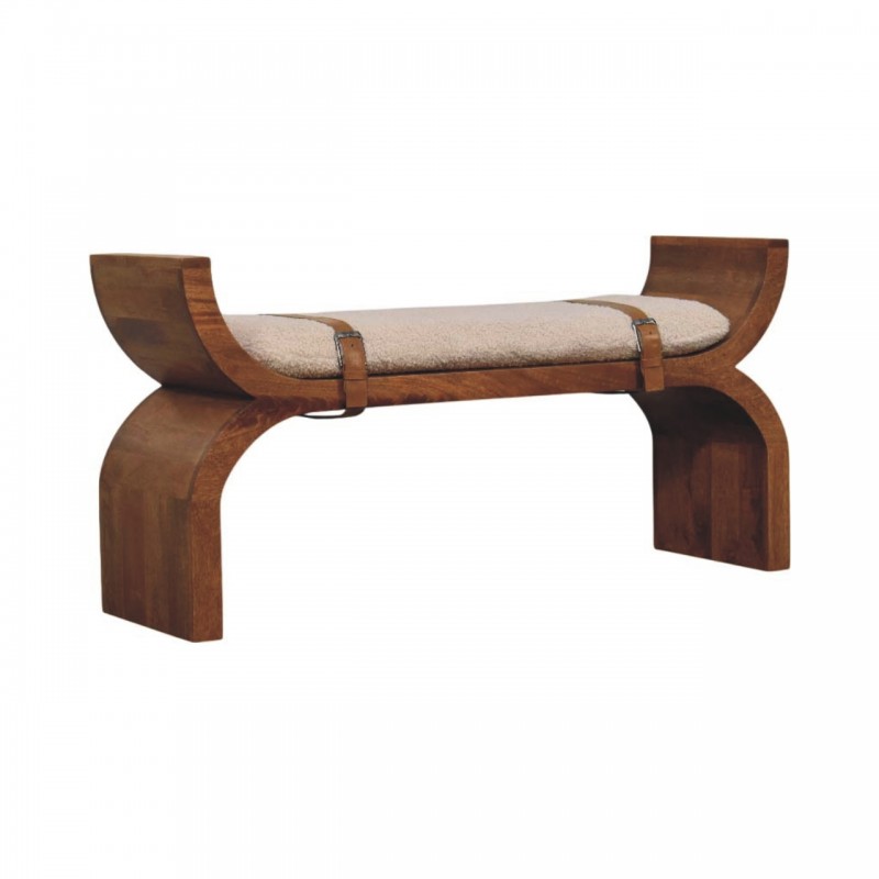Скамья Stirrup Curve Amber Oak