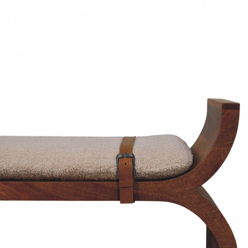 Скамья Stirrup Curve Amber Oak