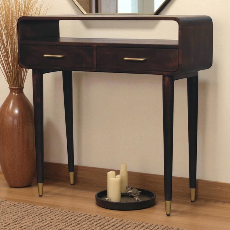 Valenza Velvet Mocha Konsolentisch