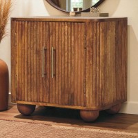 Solis Fluted Mini Storage Cabinet