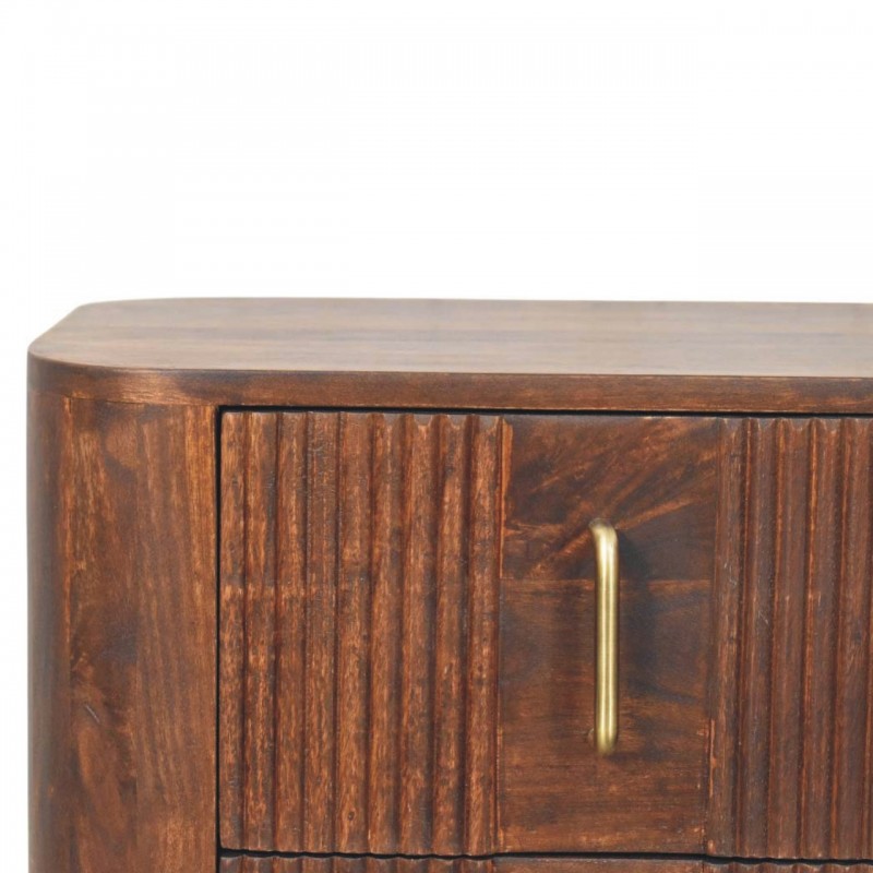 Прикроватная тумба Marlowe Fluted California Walnut
