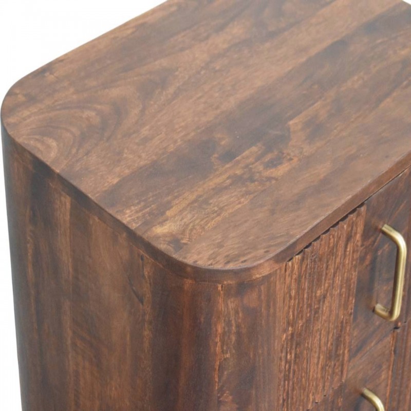 Прикроватная тумба Marlowe Fluted California Walnut