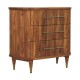 Комод Emerson Amber Oak с рифлёными фасадами