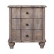 Beaumont Curved Solid Wood Nightstand