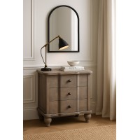 Beaumont Curved Solid Wood Nightstand