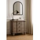 Beaumont Curved Solid Wood Nightstand