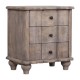 Beaumont Curved Solid Wood Nightstand