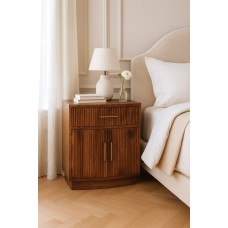 Прикроватная тумба Ribbed Amber Oak