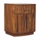 Прикроватная тумба Ribbed Amber Oak