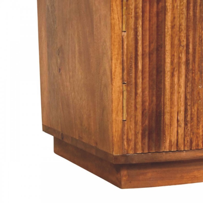 Прикроватная тумба Ribbed Amber Oak
