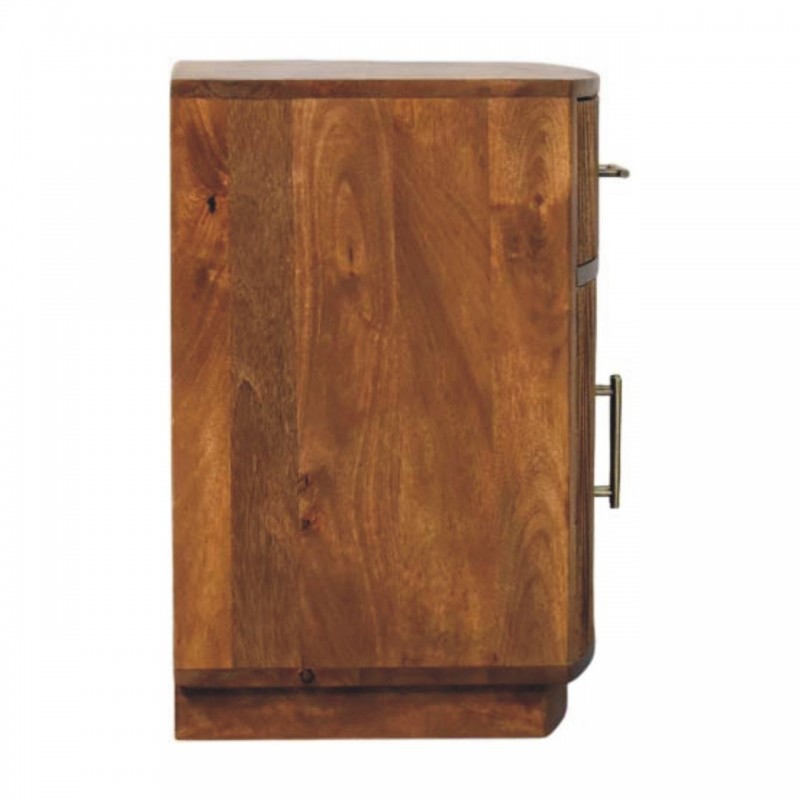 Прикроватная тумба Ribbed Amber Oak