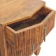 Прикроватная тумба Louvre Winewood Oak с рифлёными фасадами