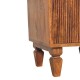 Прикроватная тумба Louvre Winewood Oak с рифлёными фасадами