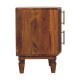 Прикроватная тумба Louvre Winewood Oak с рифлёными фасадами