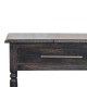 Heritage Carbon Ash Nachttisch mit Regalfächern